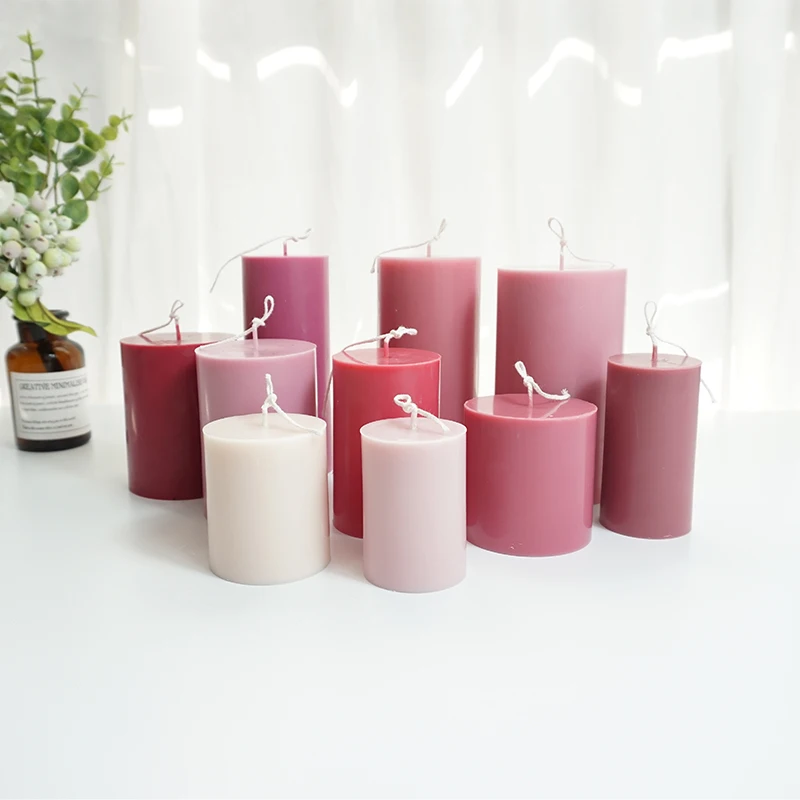 Candle Making Supplies Jars - Flat Top Large Cylindrical Candle Mold