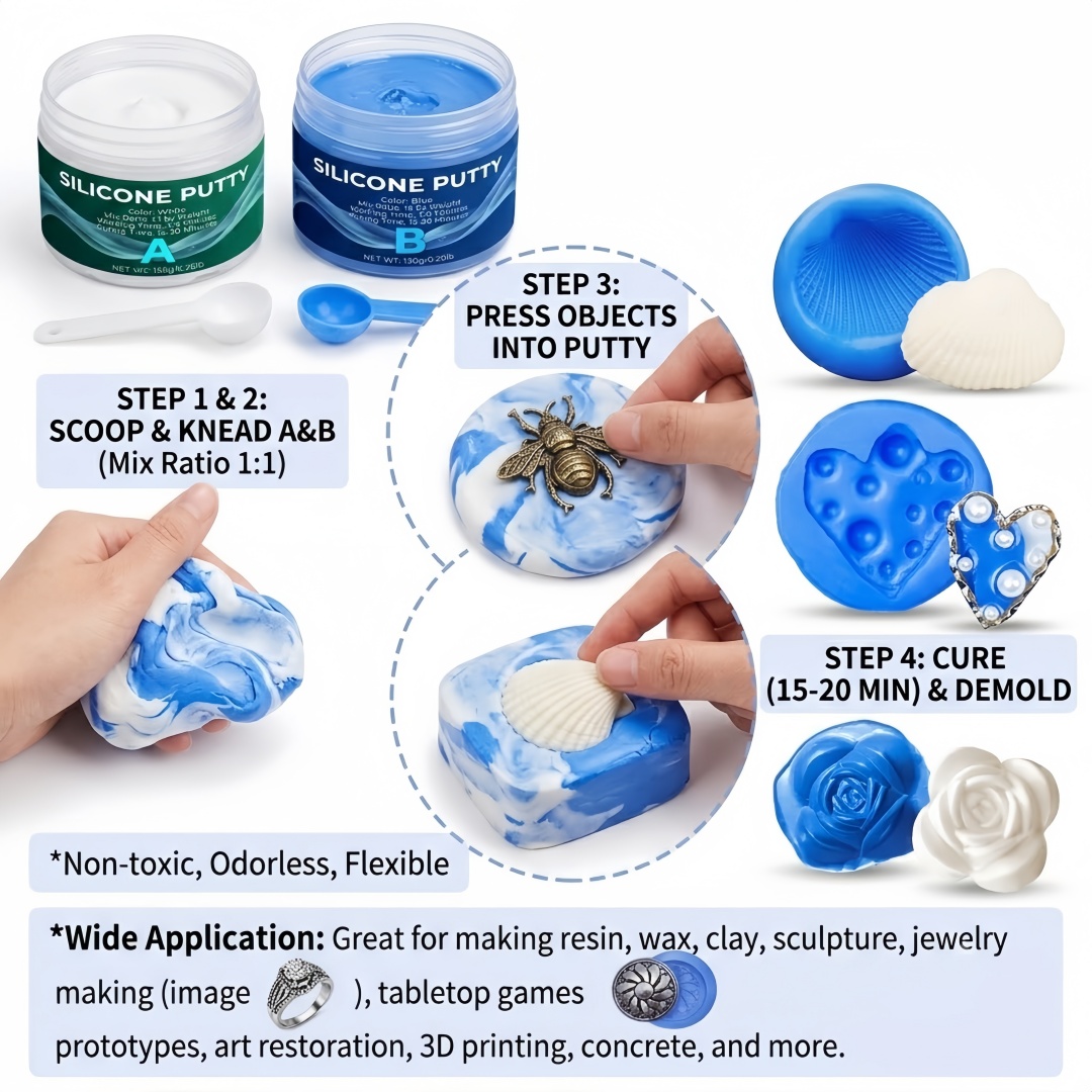 Silicone Putty Mold Making Sup - Candle Supplies In 评论和价格