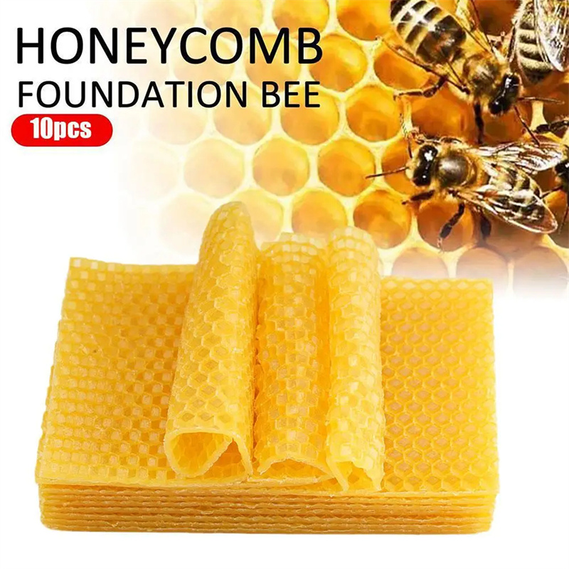 10/20Pcs Natural Beeswax Sheet - Candle Supplies Beeswax 评论和价格