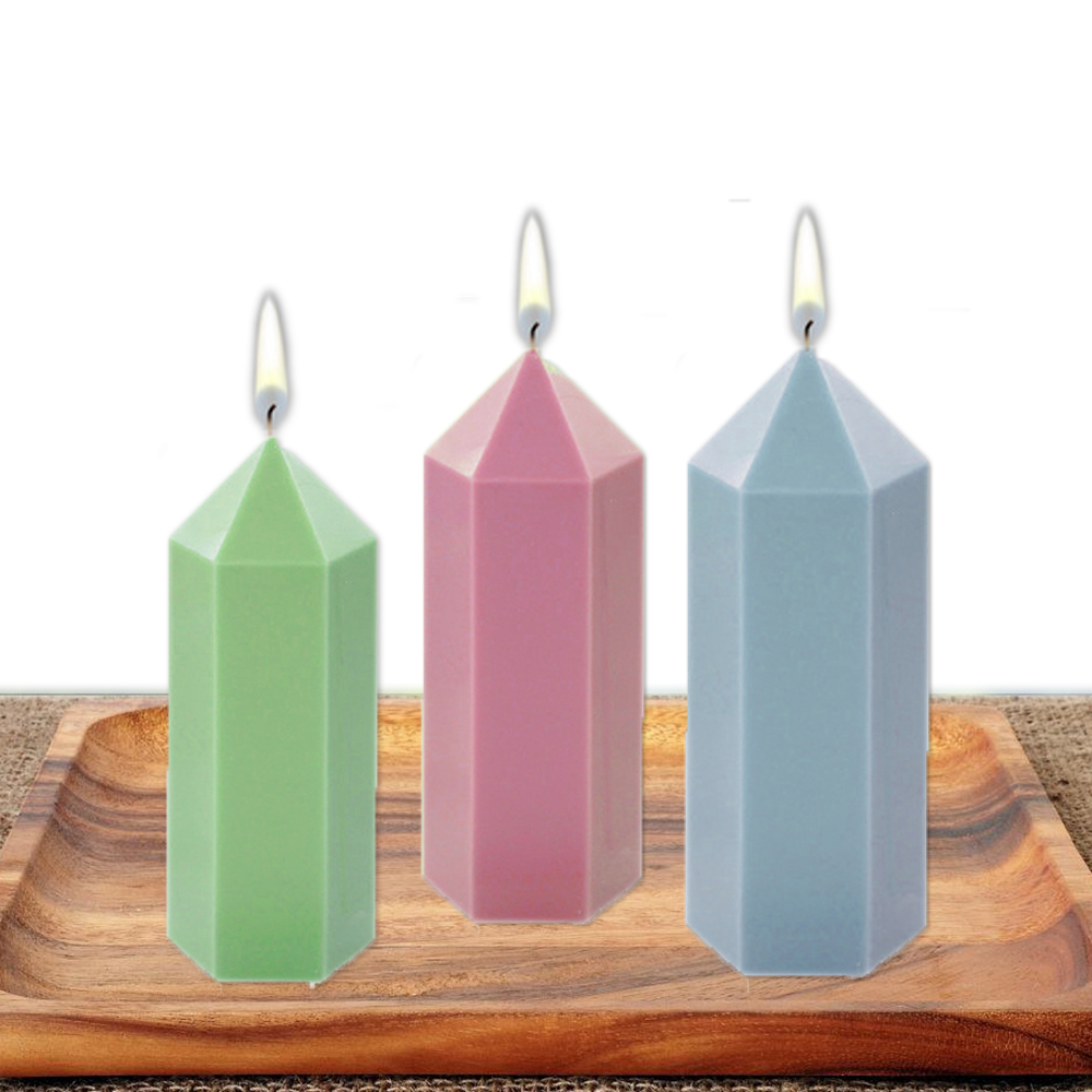 3D Hexagonal Column Candle Mol - Candle Supplies Kit 评论和价格