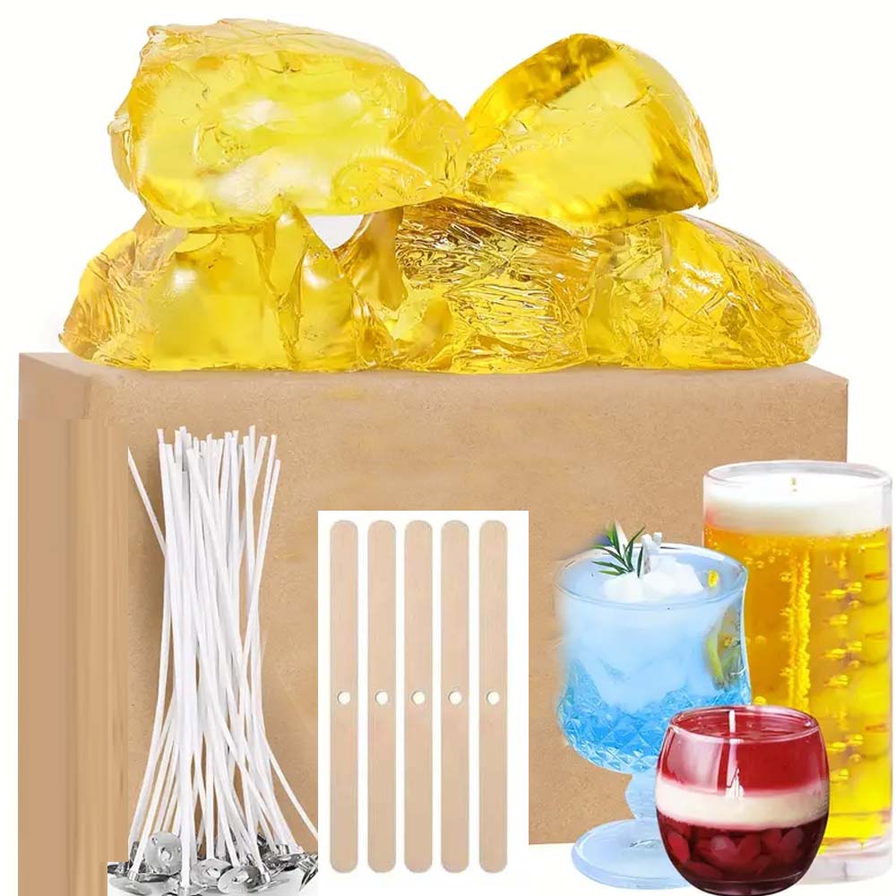 200g Yellow Clear Gel Jelly Wa - Candle Supplies Kit 评论和价格