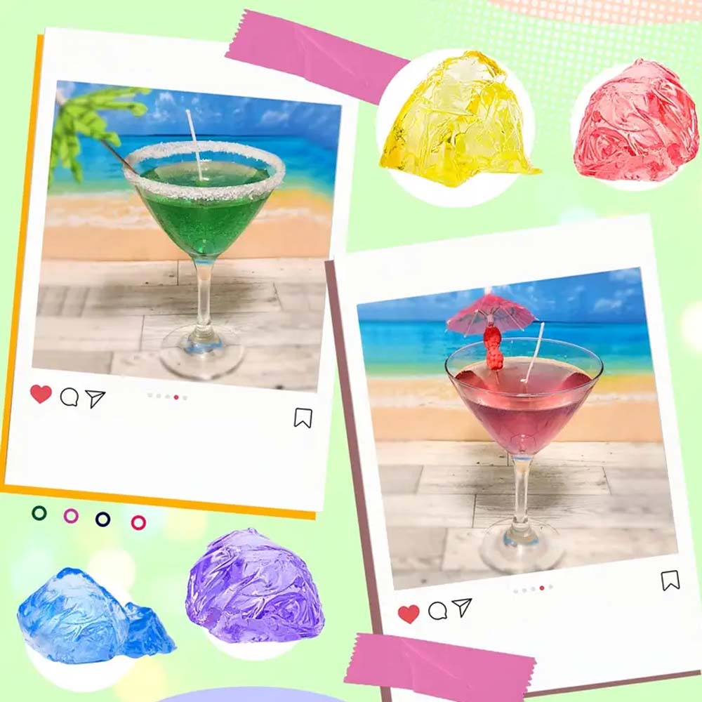 200g Yellow Clear Gel Jelly Wa - Candle Supplies Kit 评论和价格