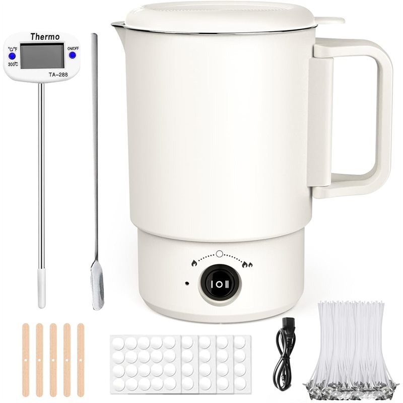 A47U Electric Wax Melting Pot  - Candle Supplies Kit 评论和价格