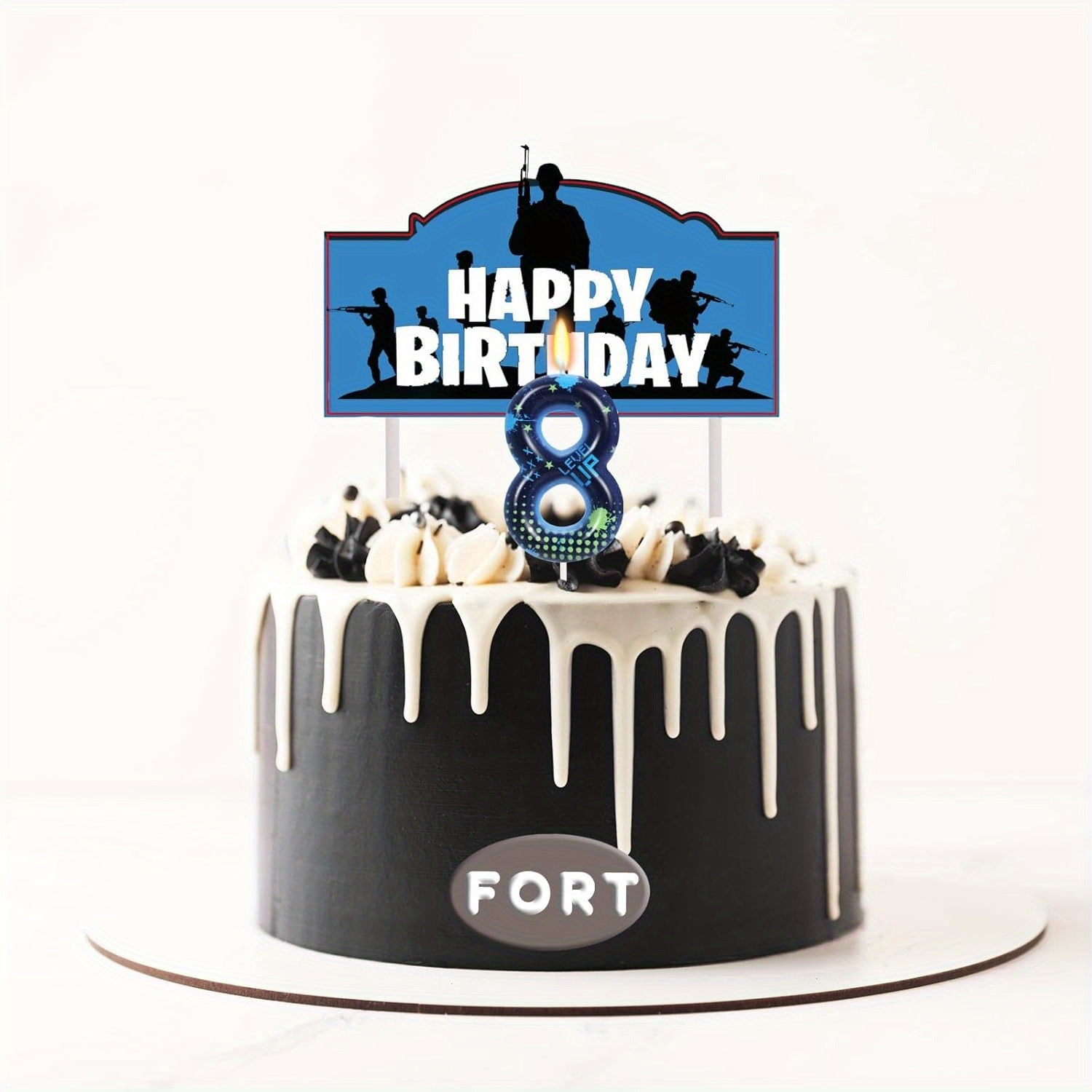 Blue Game Boy 0-9 Birthday Can - Candle Supplies In 评论和价格