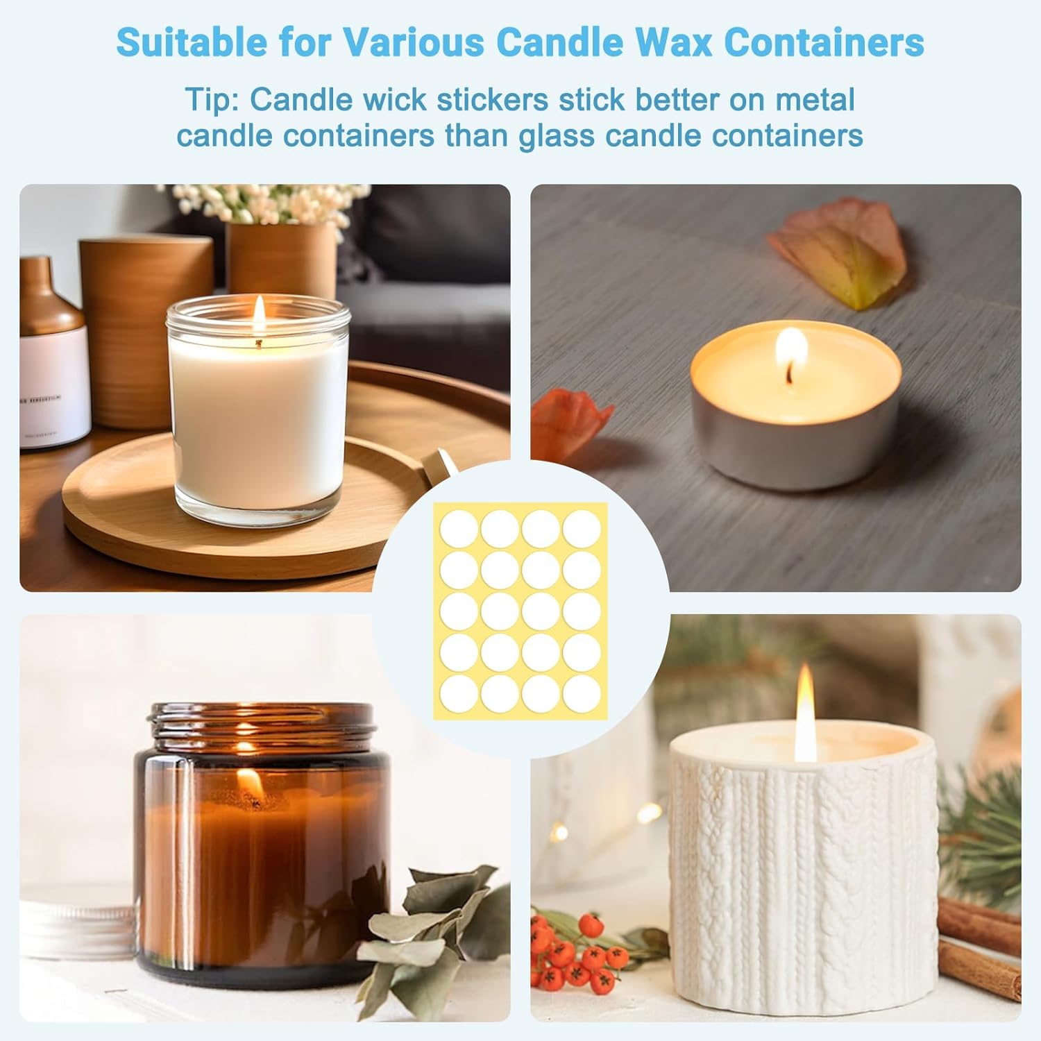 400PCS/100PCS Candle Wick Stic - Candle Supplies Kit 评论和价格