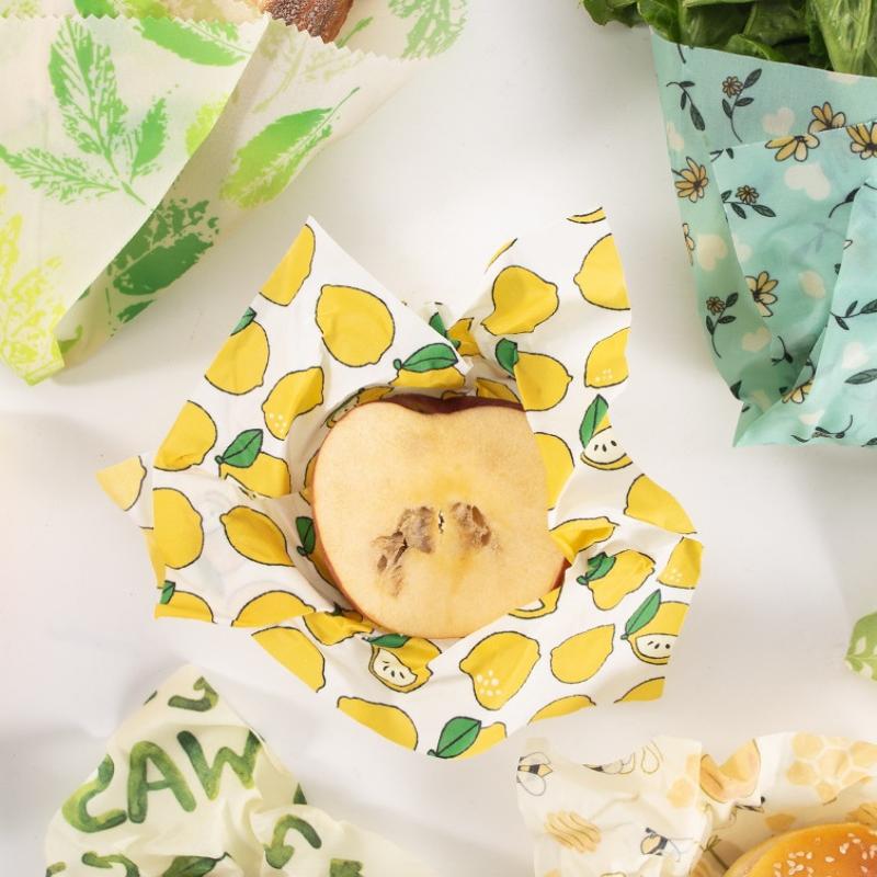 【M】3 Sheets Beeswax Food Wrap  - Beeswax Sheet Roll 评论和价格