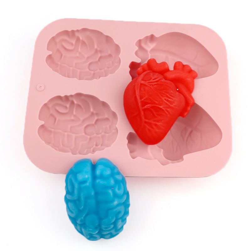Human Brain And Heart Silicone - Candle Making Supplies For Beginners 评论和价格