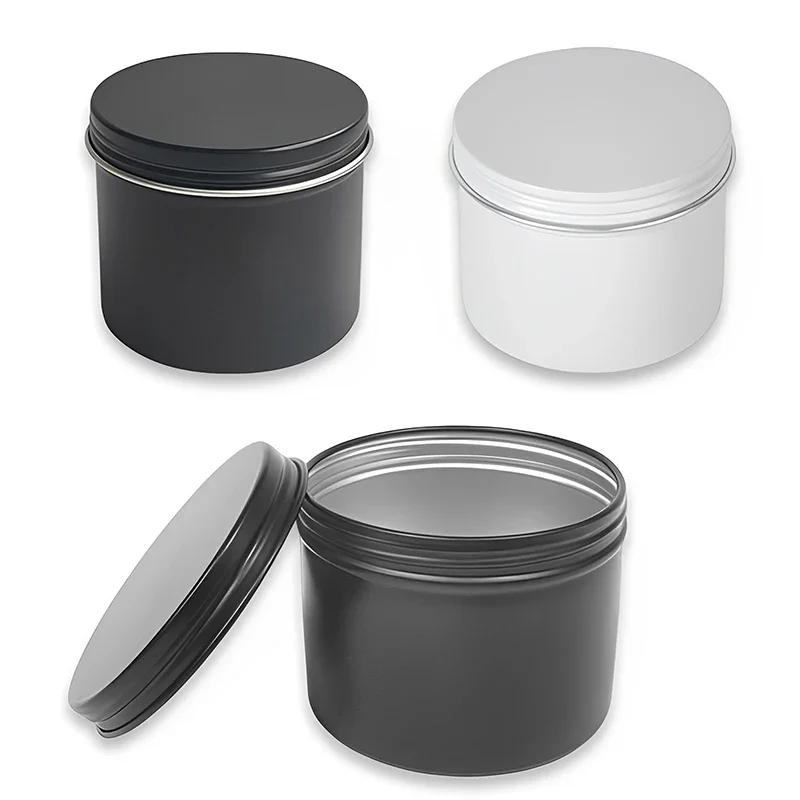 10/20/30Pcs 100/120ml Round Al - Black Tin Candle 评论和价格