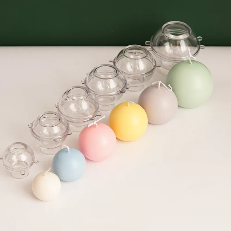 5-8cm Spherical Candle Plastic - Candle Supplies Kit 评论和价格
