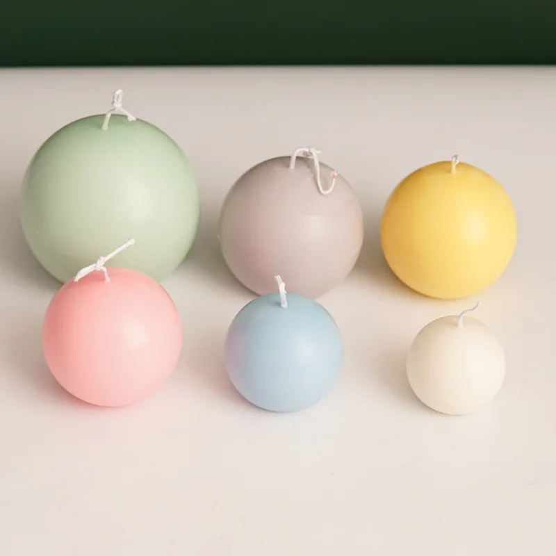 5-8cm Spherical Candle Plastic - Candle Supplies Kit 评论和价格
