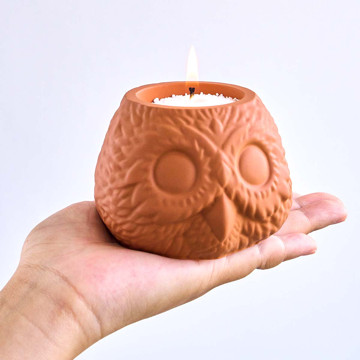3D Owl Shape Candle Jar Silico - Candle Making Supplies Jars 评论和价格