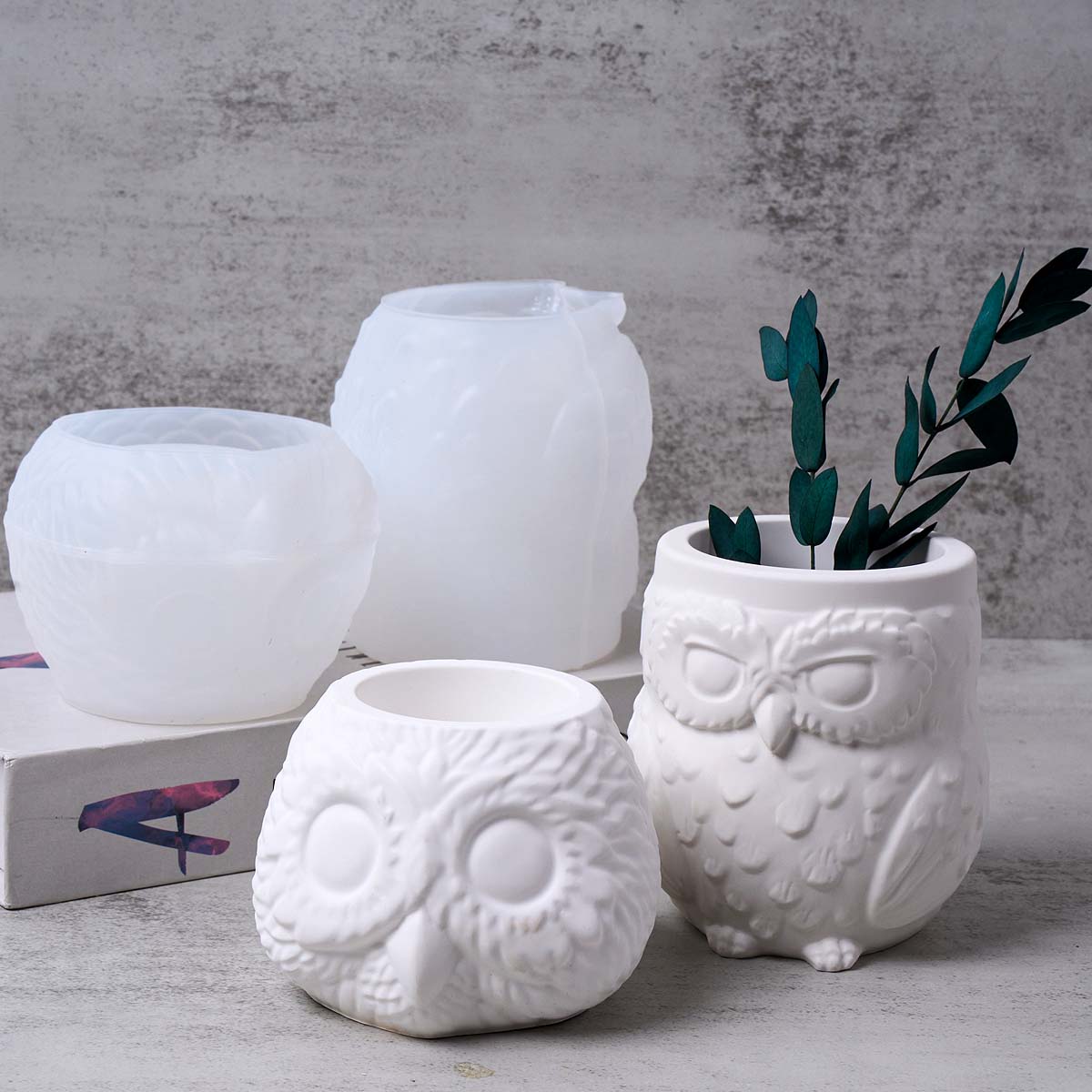 3D Owl Shape Candle Jar Silico - Candle Making Supplies Jars 评论和价格