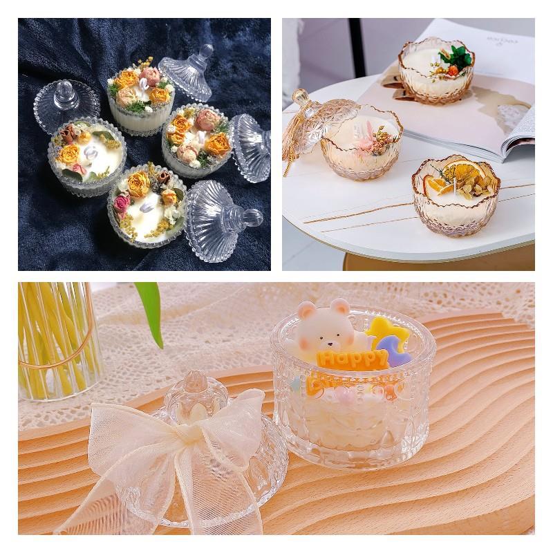 French Glass Aromatic Candle D - Candle Making Supplies Jars 评论和价格