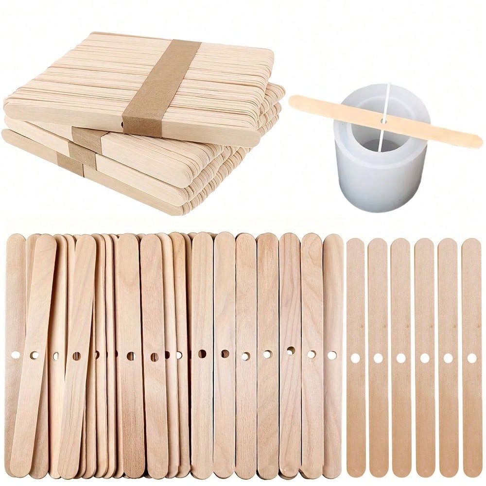 5/10/20/30/50pcs Wooden Candle - Candle Supplies Kit 评论和价格