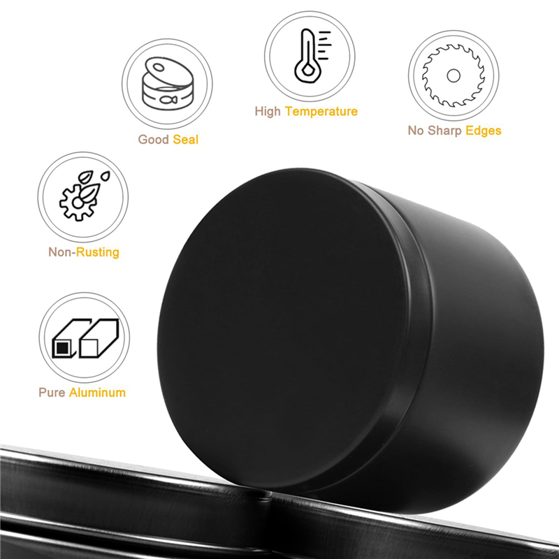 A93E-48Pcs Black Candle Tins,  - Black Tin Candle 评论和价格