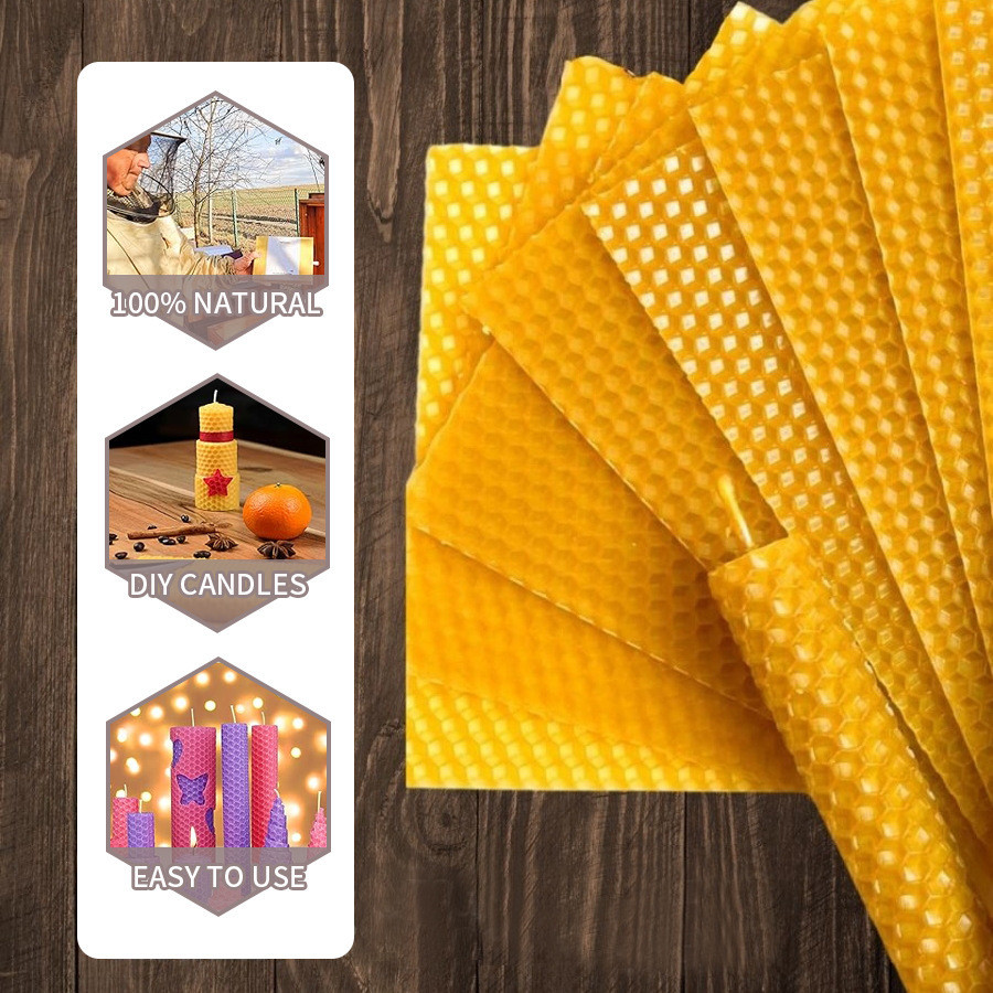 10/20/30pcs Natural Beeswax Sh - Beeswax Sheet Roll 评论和价格