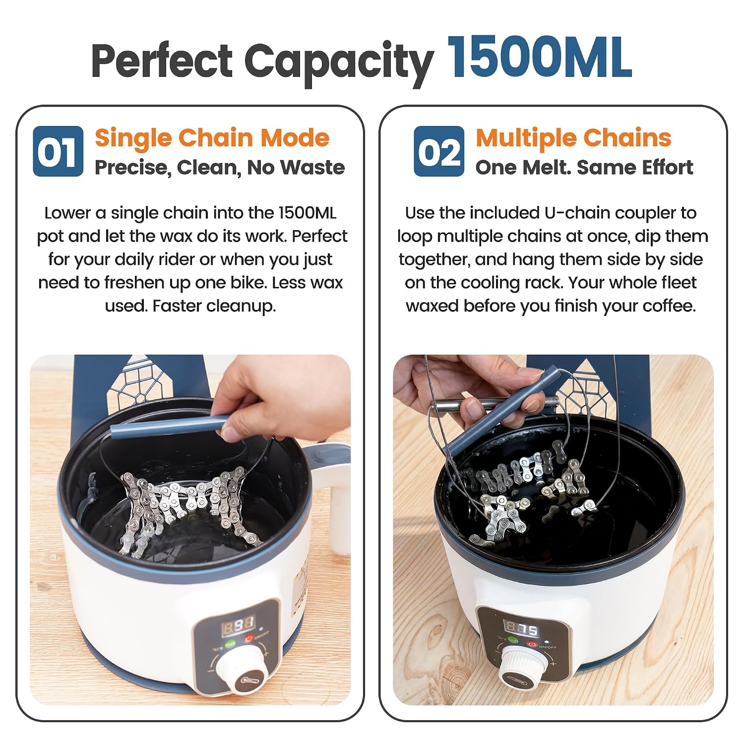 Bicycle Chain Wax Melting Pot  - Wax Melting Pot 评论和价格