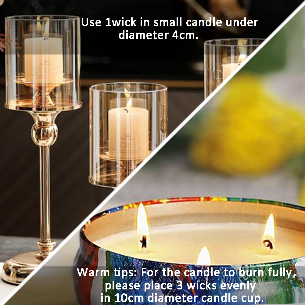 55pcs Flower Candle Wick Wood  - Candle Supplies Kit 评论和价格