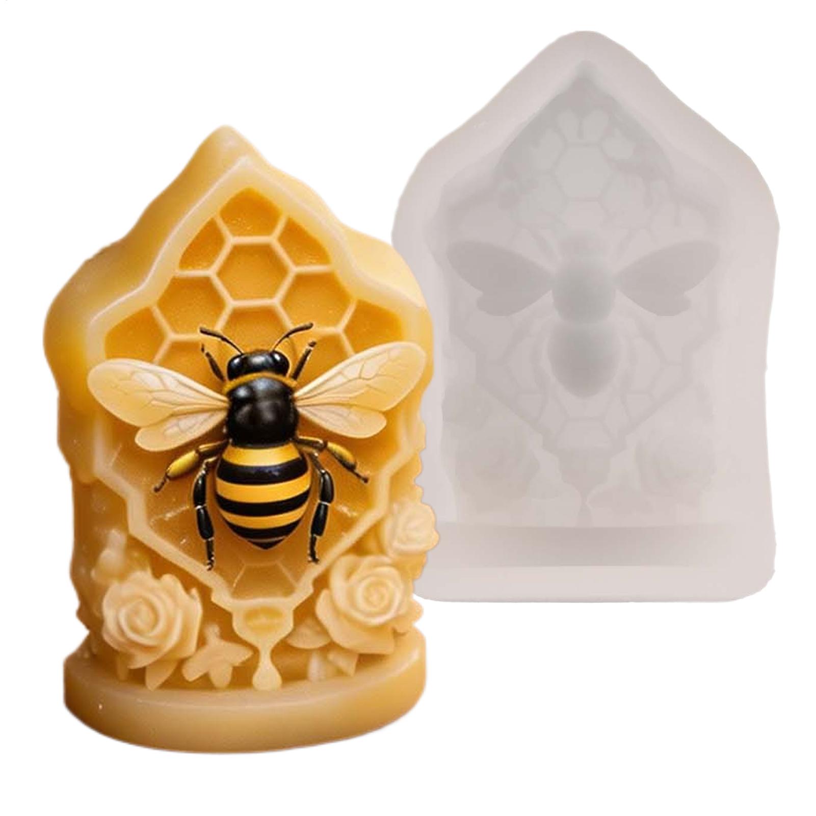 Honey Comb Silicone Mold 3D Ho - Candle Supplies Beeswax 评论和价格