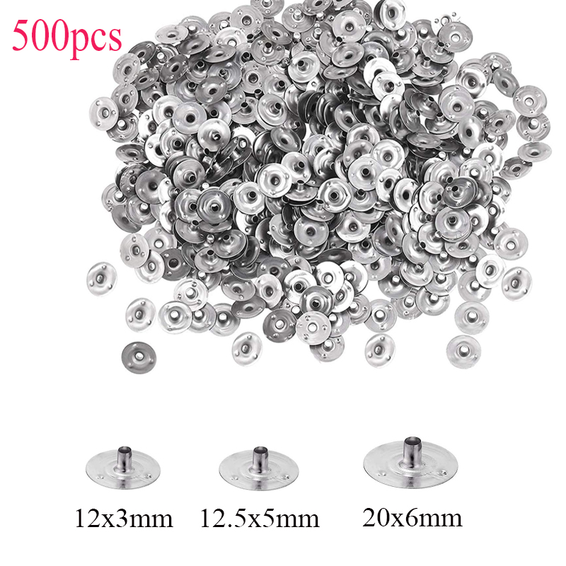 500 Pieces Candle Wick Metal S - Candle Making Supplies For Beginners 评论和价格
