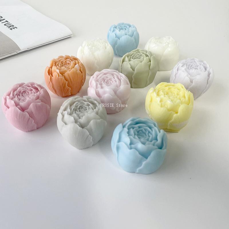 3D Peony Flower Silicone Mold  - Candle Making Supplies For Beginners 评论和价格