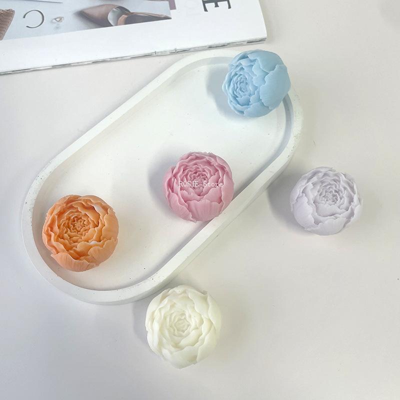 3D Peony Flower Silicone Mold  - Candle Making Supplies For Beginners 评论和价格