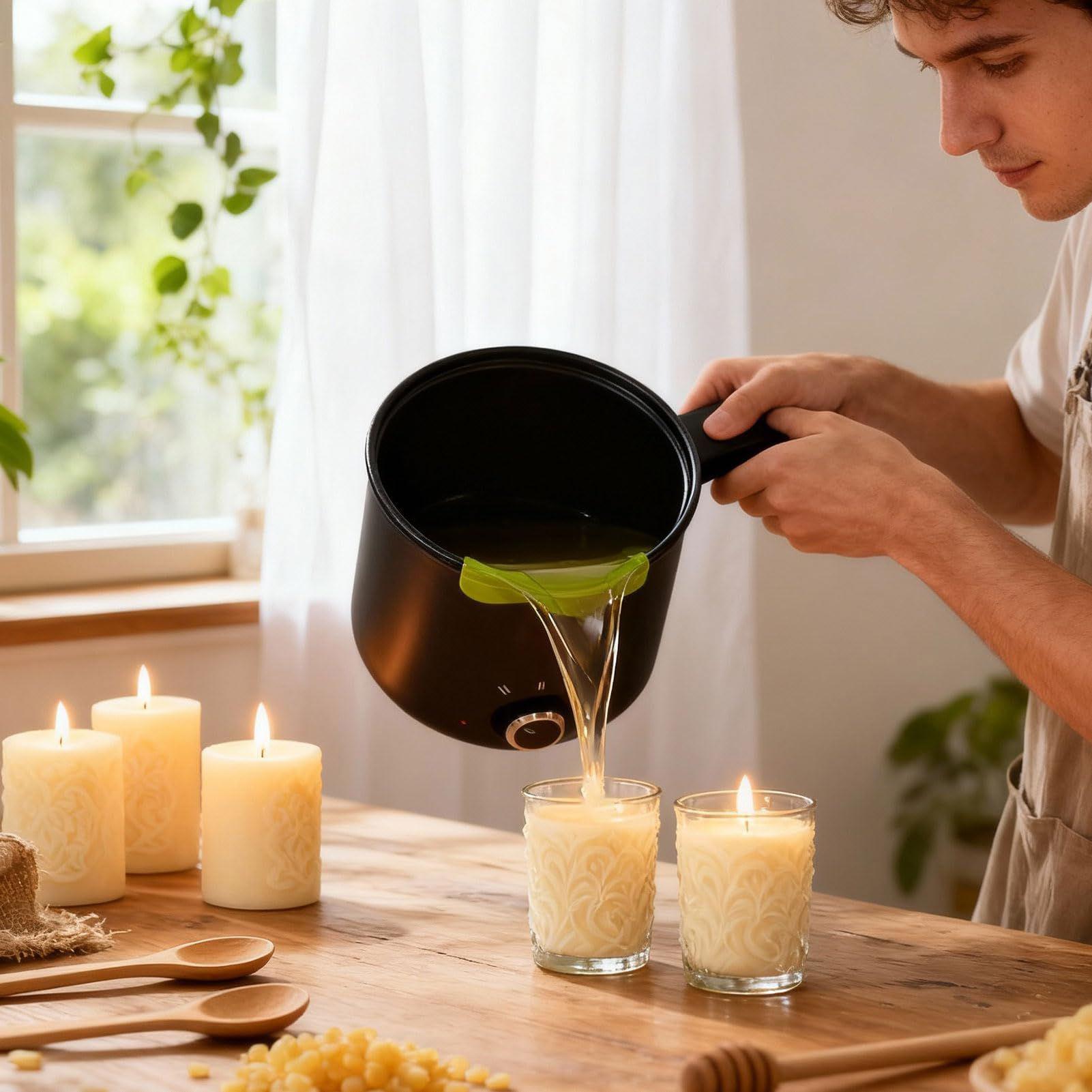 Candle Wax Melting Pot 1.5L La - Candle Supplies Kit 评论和价格