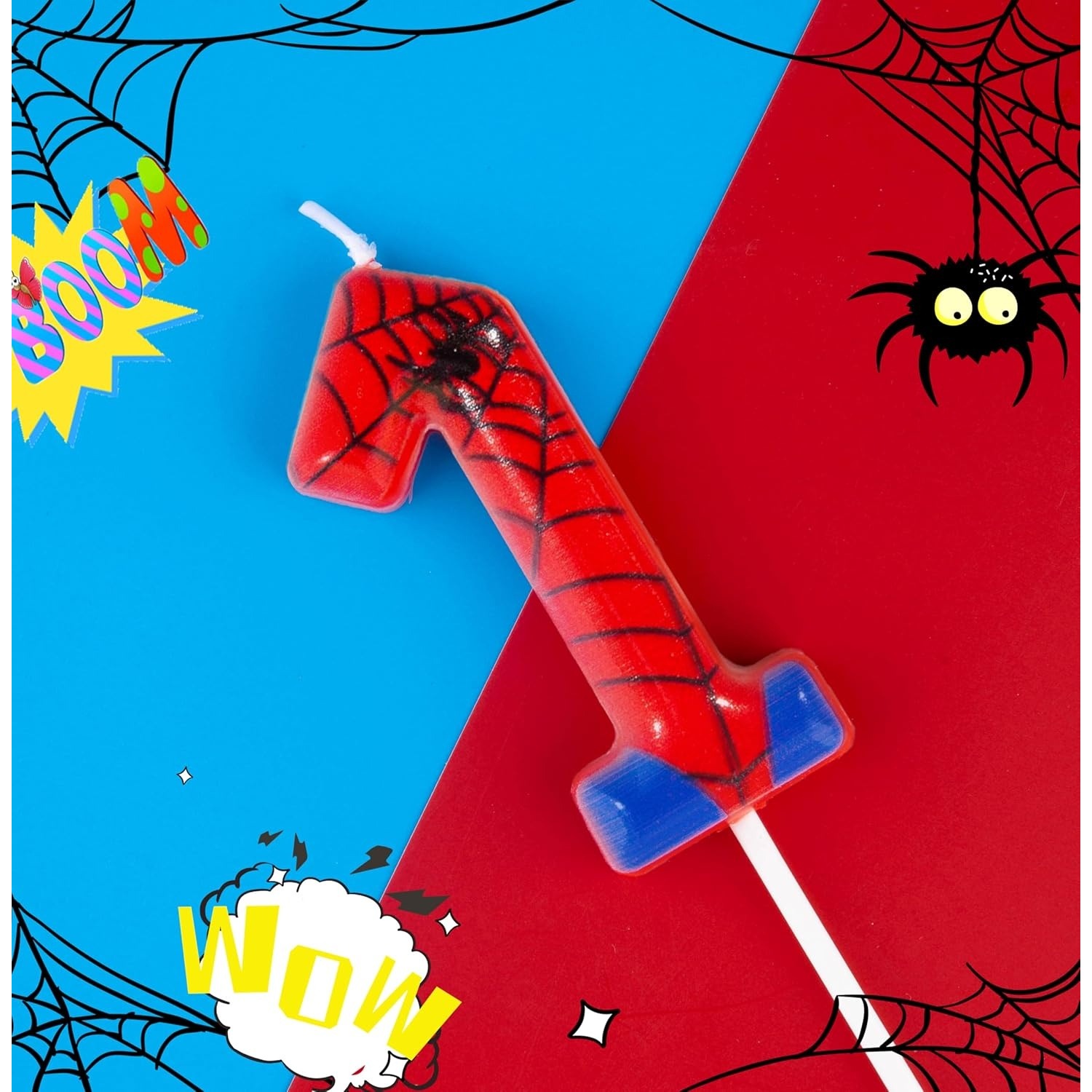 Spider Party 0-9 Birthday Cand - Candle Supplies In 评论和价格