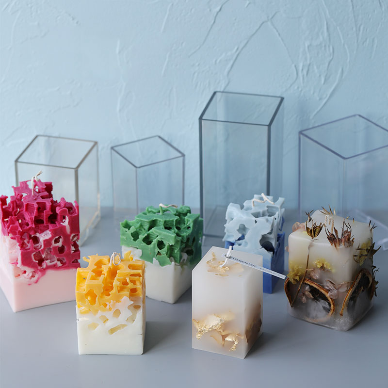 3D Square Rectangle Column Can - Candle Supplies Kit 评论和价格