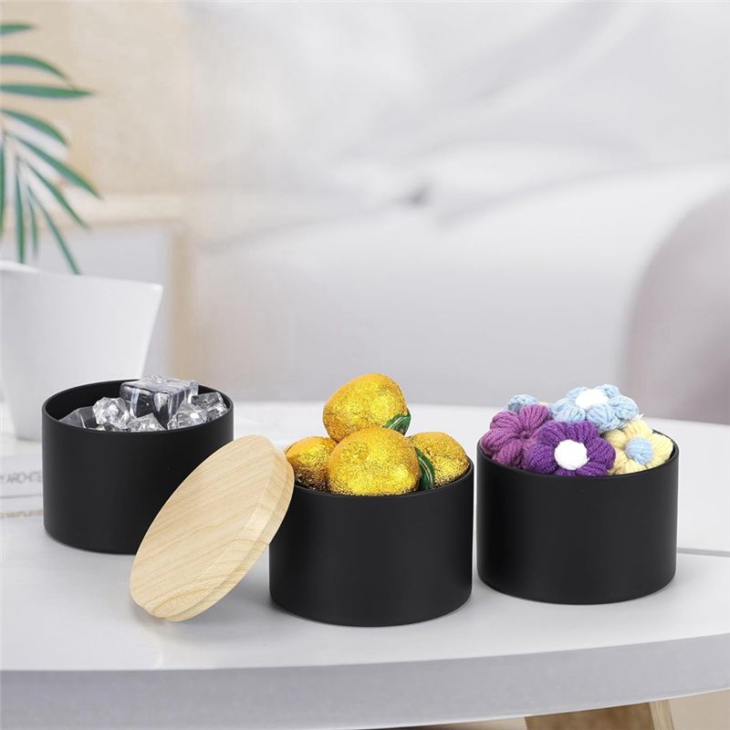 24 Pack 4 Oz Black Candle Tins - Black Tin Candle 评论和价格