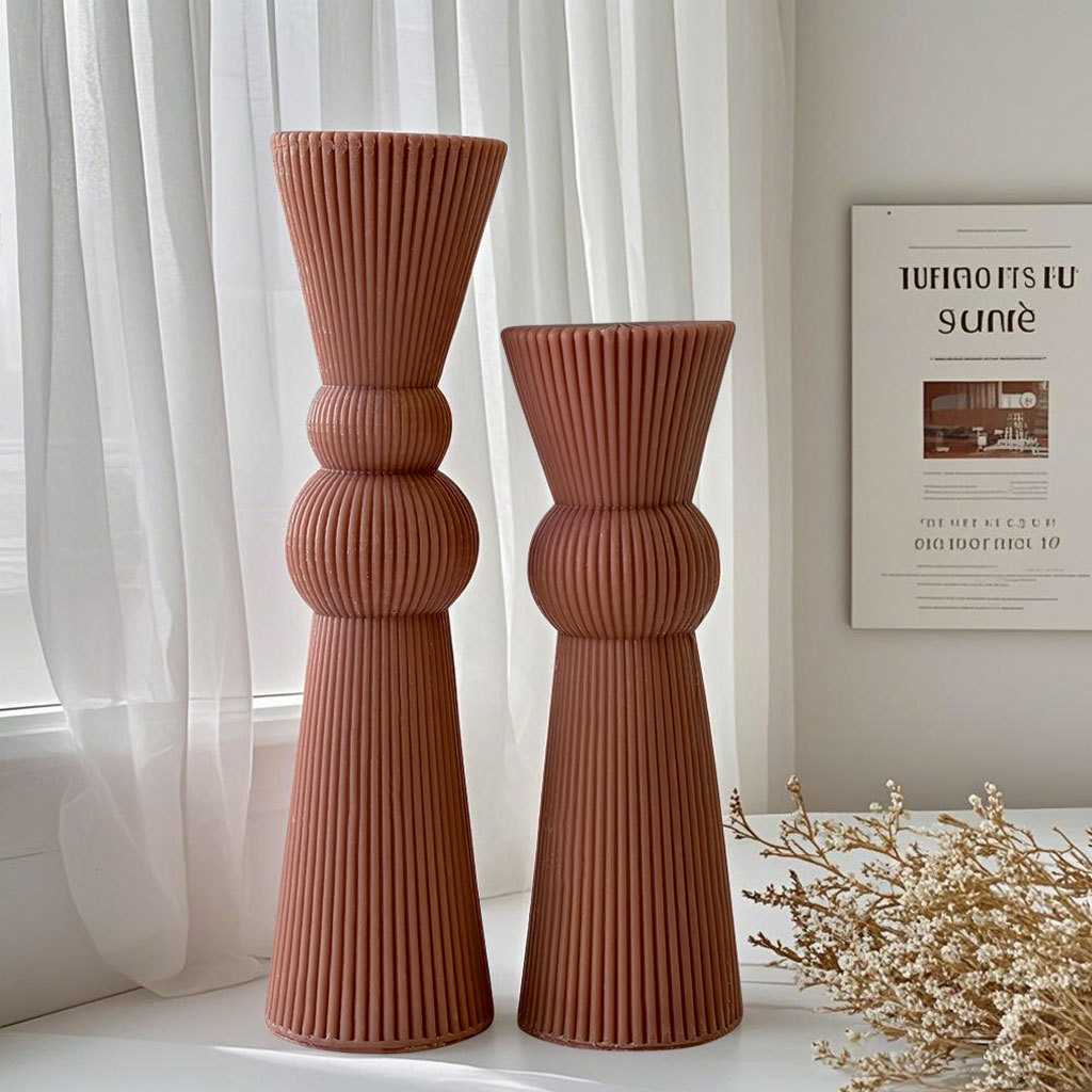 DIY Long Rod Striped Pillar Ca - Candle Making Supplies For Beginners 评论和价格